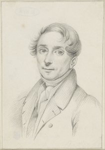 Self-portrait of Dirk van Oosterhoudt by Dirk van Oosterhoudt  